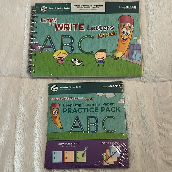 NEW: Leapfrog books- BOOKS ONLY. Learn to write letters #10113 - Picture 1 of 5